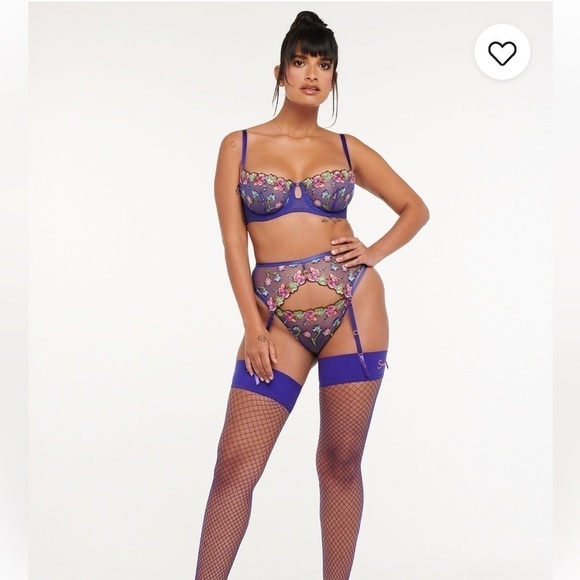 NWT Savage x Fenty | Western Wildflower Garter Belt - Picture 1 of 9